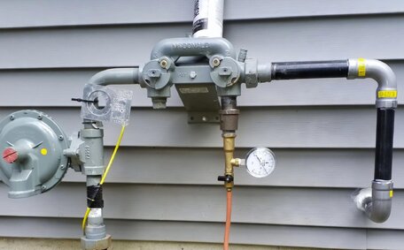 ’ Involved Gas Line Repair